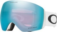 Oakley Flight Deck L Goggles - matte white/prizm sapphire iridium lens