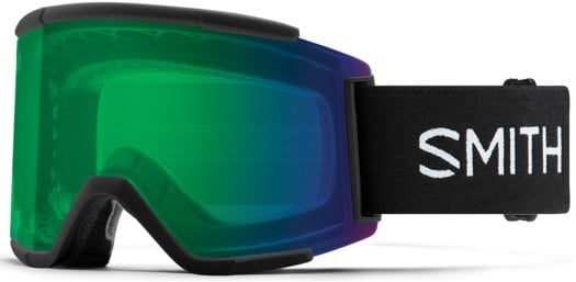 Smith Squad XL ChromaPop Goggles + Bonus Lens - black/everyday green mirror lens + storm rose flash lens - view large