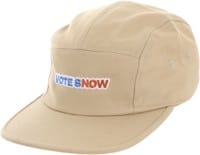 Protect Our Winters Vote Snow 5-Panel Hat - khaki