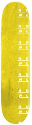 WKND Side Logo 8.25 Skateboard Deck - yellow - view large
