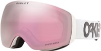 Oakley Flight Deck M Goggles - factory pilot white/prizm hi pink iridium lens