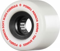 Powell Peralta Snakes Cruiser Skateboard Wheels - white v2 (75a)