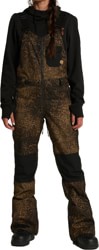 Volcom Swift Bib Overall Pants - leopard