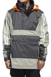 Adidas Anorak Jacket - grey six/feather grey/signal orange