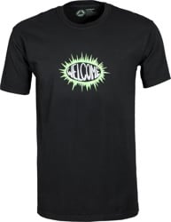 Welcome Burst Garment-Dyed T-Shirt - black
