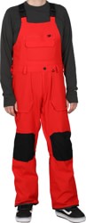 Volcom Roan Bib Overall Pants - red