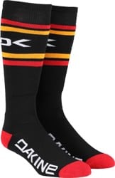 DAKINE Freeride Snowboard Socks - black/red