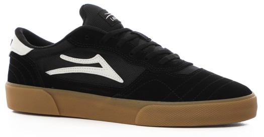 Lakai Cambridge Skate Shoes - black/gum suede - view large
