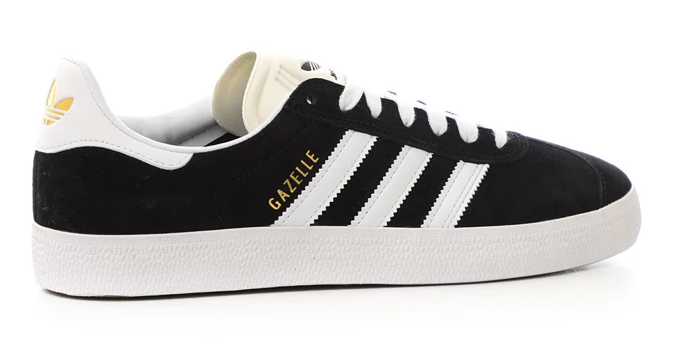 adidas gazelle silver green womens Adidas Gazelle Core Black Cloud White Gold Metallic (PS)