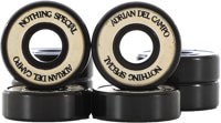 Nothing Special Adrian Del Campo Pro Skateboard Bearings - white