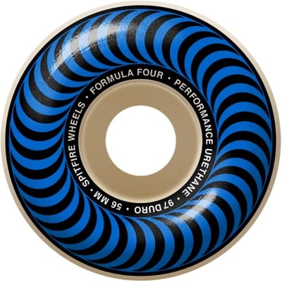 Spitfire Formula Four Classic Skateboard Wheels - natural/blue (97d) - view large