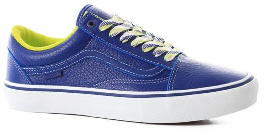 Vans Old Skool Pro Skate Shoes - (quartersnacks) royale blue/true white - view large