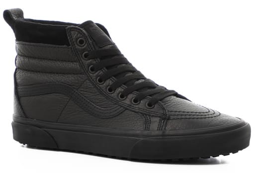 vans black leather mte