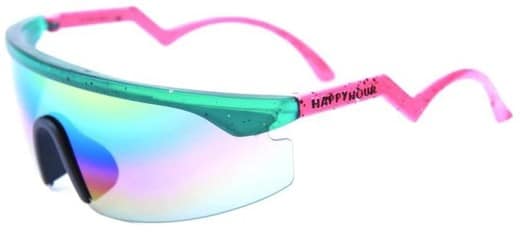 Happy Hour Accelerators Sunglasses - provost teal/pink splatter - view large
