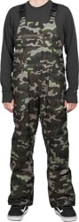 Volcom Roan Bib Overall Pants - army camo