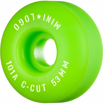 Mini Logo C-Cut Skateboard Wheels - green 2 (101a) - view large
