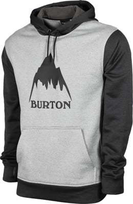 Burton Oak Hoodie - gray heather/true black - view large