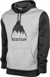 Burton Oak Hoodie - gray heather/true black