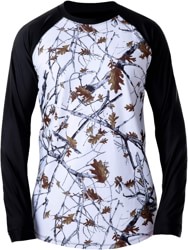 BlackStrap Skyliner Crew Base Layer Top - timber snow