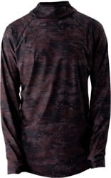 BlackStrap Summit Hooded Base Layer Top - digital maroon