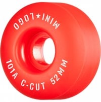 Mini Logo C-Cut Skateboard Wheels - red 2 (101a)