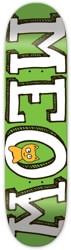 Meow Logo 8.25 Skateboard Deck - green