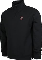 Girl Club Quarter Zip Sweatshirt - black