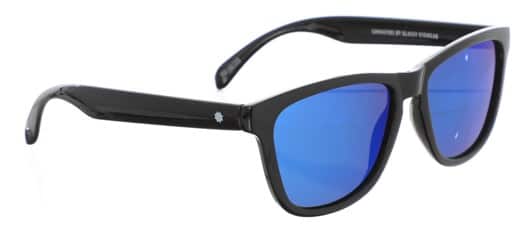 Glassy Deric Polarized Sunglasses - black/blue mirror polarized lens - view large