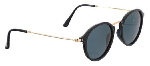 Glassy Klein Polarized Sunglasses - gold/black polarized lens - view large