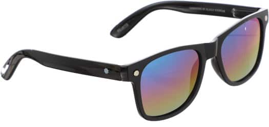 Glassy Leonard Polarized Sunglasses - black/color fade polarized lens - view large