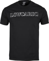 Lowcard Standard Outlined T-Shirt - black