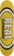 Real Team Classic Oval 8.06 Skateboard Deck - yellow