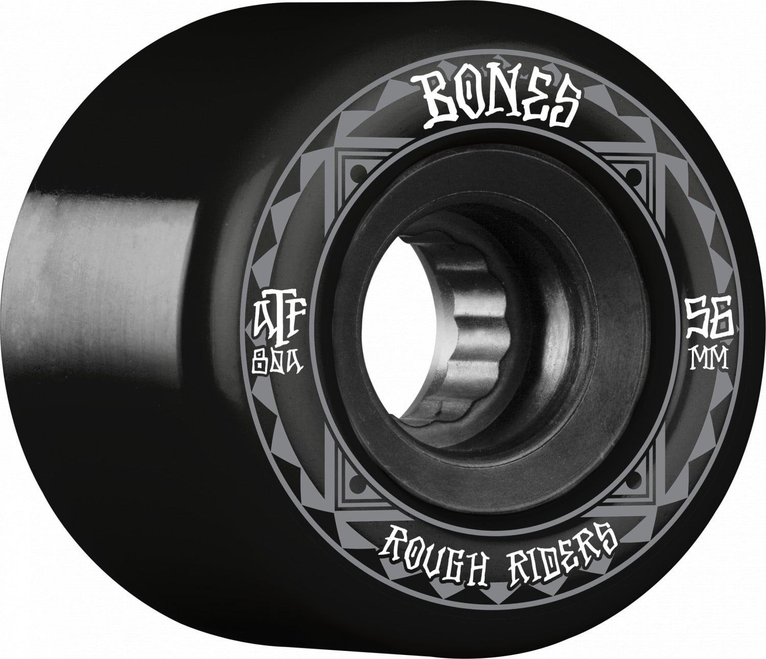 Bones ATF Rough Riders Cruiser Skateboard Wheels runners black (80a