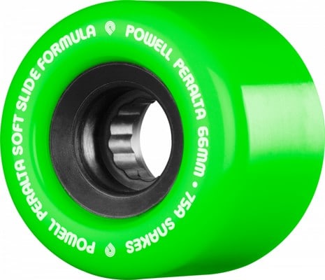 Powell Peralta Snakes Cruiser Skateboard Wheels - green v2 (75a) - view large