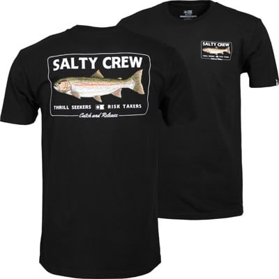 Salty Crew Steelhead T-Shirt - black - view large
