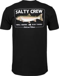 Salty Crew Steelhead T-Shirt - black