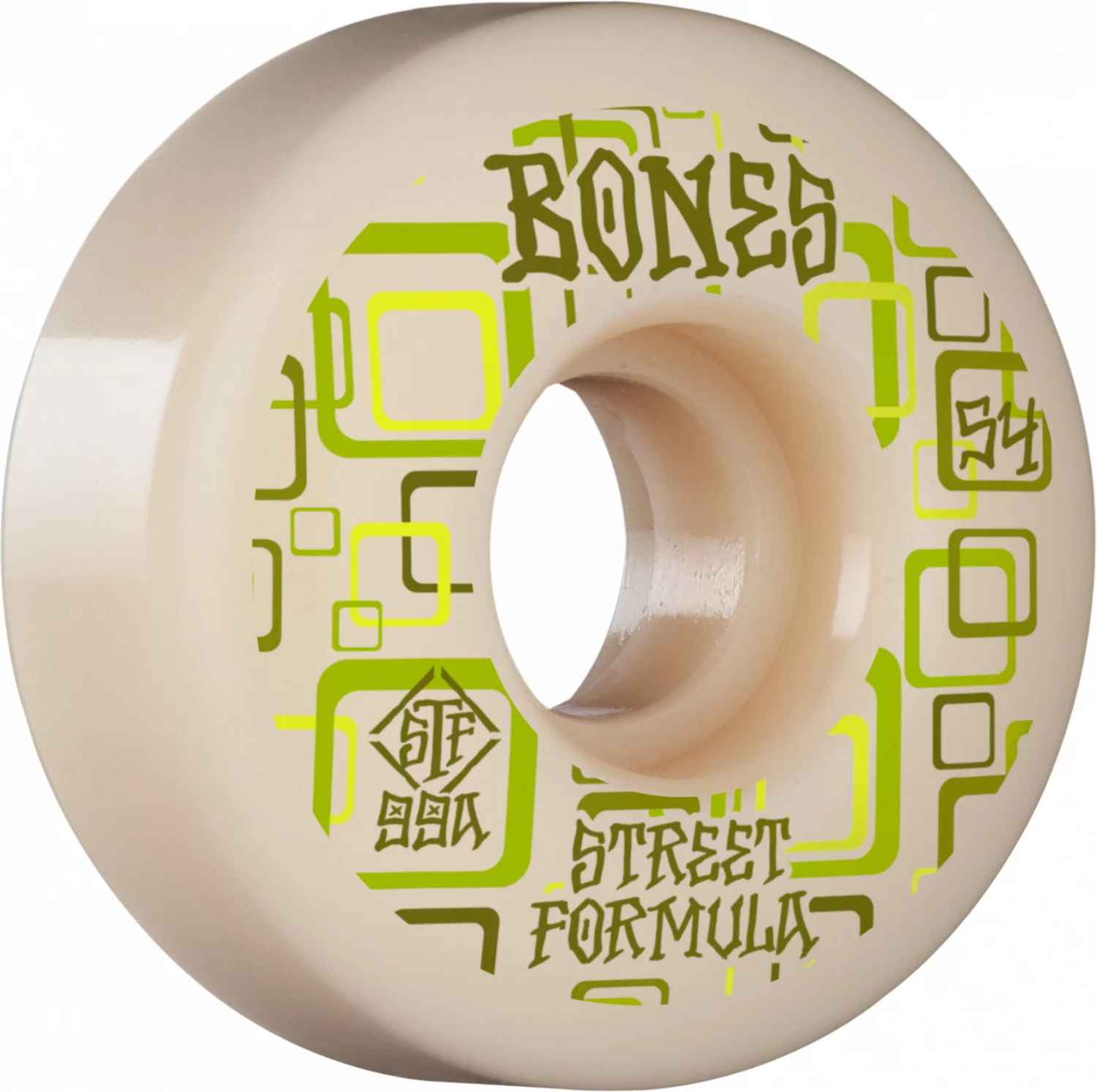 Bones STF RETROS V3 Series Skateboard Wheels 52mm 99a duro Slims 