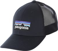 Patagonia P-6 Logo LoPro Trucker Hat - navy blue