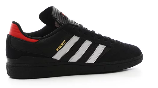 adidas busenitz pro black white & gum shoes