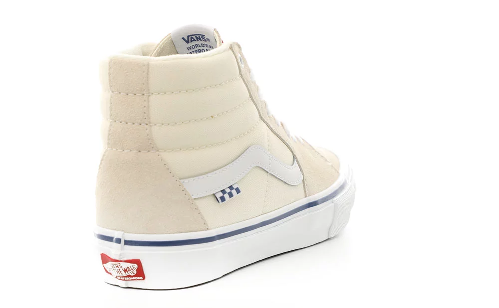 Vans sk8 hi deals off white