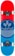 Habitat Leaf Dot 7.75 Complete Skateboard - blue