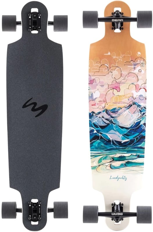 Landyachtz Drop Cat 38" Drop Through Complete Longboard Free Shipping Tactics