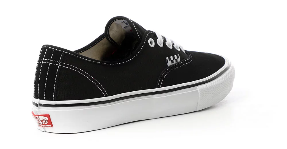 Vans Skate Authentic Shoes black white Tactics