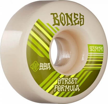 Bones STF V4 Wides Skateboard Wheels - retros (99a) - view large