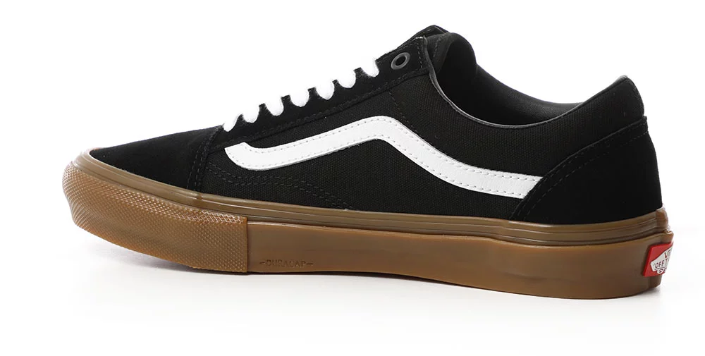 Vans Skate Old Skool Black, White & Gum Skate Shoes