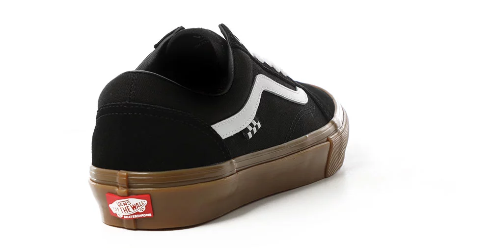 Vans Skate Old Skool Black, White & Gum Skate Shoes