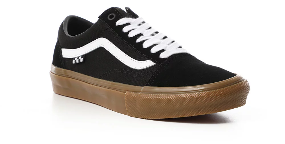 Bungalow Saucer hvordan Vans Skate Old Skool Shoes - black/gum - Free Shipping | Tactics