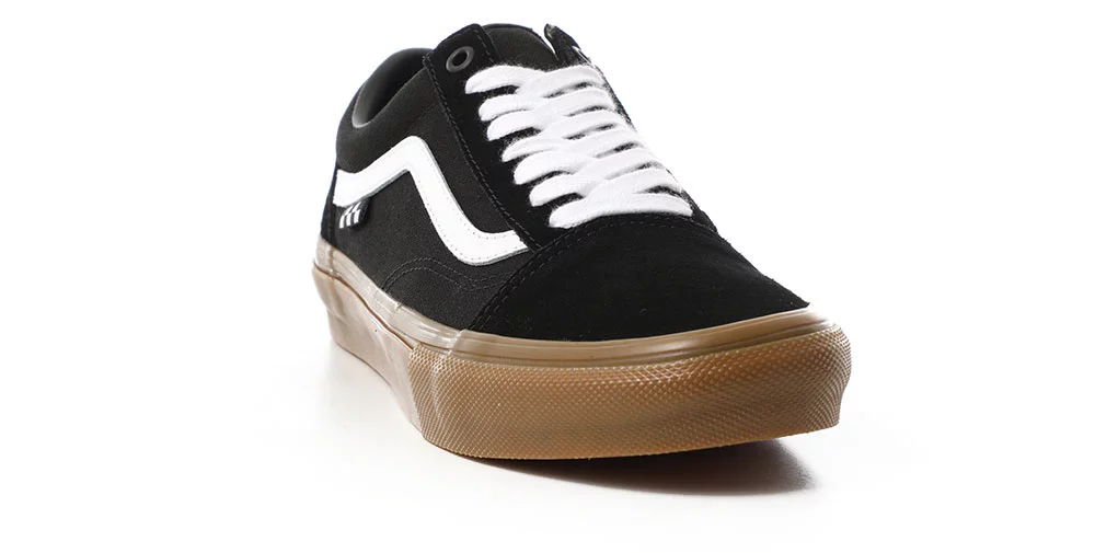 Independencia heroína Comprometido Vans Skate Old Skool Shoes - black/gum - Free Shipping | Tactics