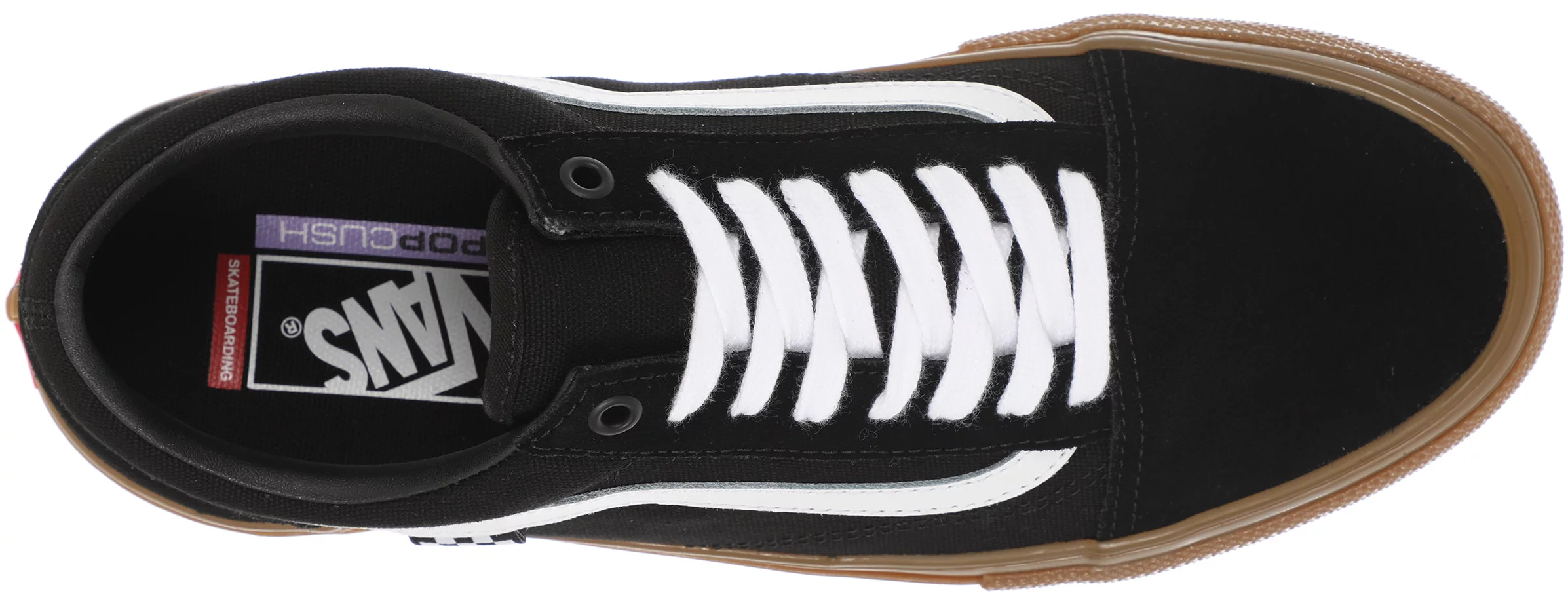 Vans Skate Old Skool Shoes - black/gum - Free Shipping | Tactics