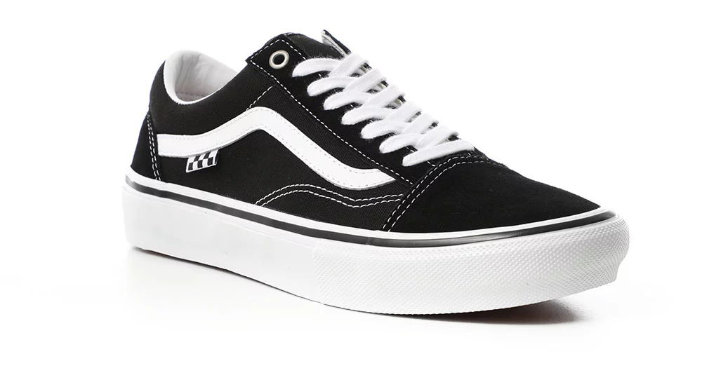 ex cambiar Tan rápido como un flash Vans Skate Old Skool Shoes - black/white - Free Shipping | Tactics